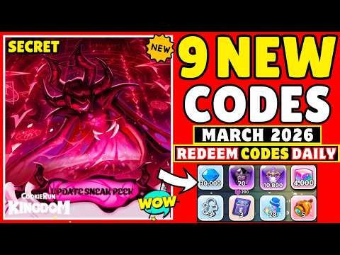 💥MARCH CODES💥 COOKIE RUN KINGDOM CODES MARCH 2026 - CRK CODES 2026 - COOKIE RUN KINGDOM CODES