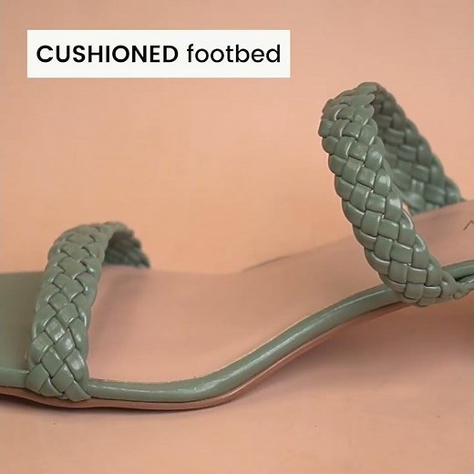 Comfortable heels with cushioned footbed, flexible body and good heel Height | Monrow Shoes