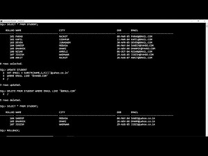 SQL-Lecture 12 - UPDATE, DELETE, COMMIT, ROLLBACK & SAVEPOINT