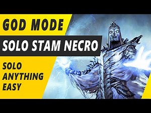 ESO - God Mode Solo Stamina Necromancer Build Guide - Easiest Solo Necro!