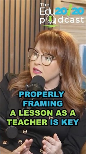 Properly framing a lesson as a teacher is key #edu2020 #education