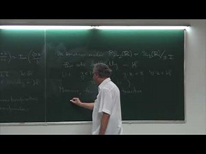 A Short Course on Modular Forms by Prof. M. Ram Murty, Lecture 3: The Upper Half Plane