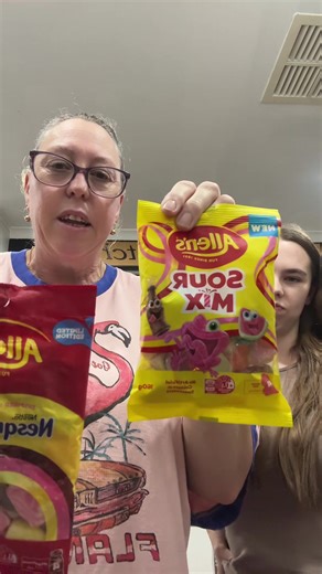 Ally & Phoebe back with taste test Thursday. @Allens Confectionary sour mix & nesquik $3 this week at Woolies #Lollies #Sour #Nesquik #New #Review