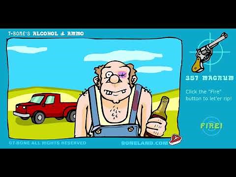 Alcohol and Ammo Gameplay (Flash Game)