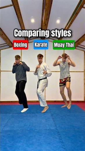 Boxing vs karate vs Muay Thai…