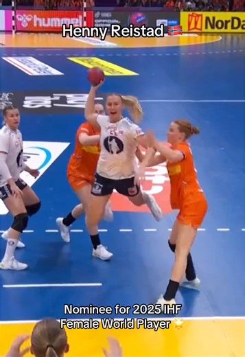 She goes by Henny Reistad or MVP ⭐ Norway’s captain has been the best female player in the world in recent years. Can she extend her dominance and be named the 2025 IHF Female World Player of the Year? Voting is open ⏰ More on ihf.info. @Norges Håndballforbund🇳🇴🤾