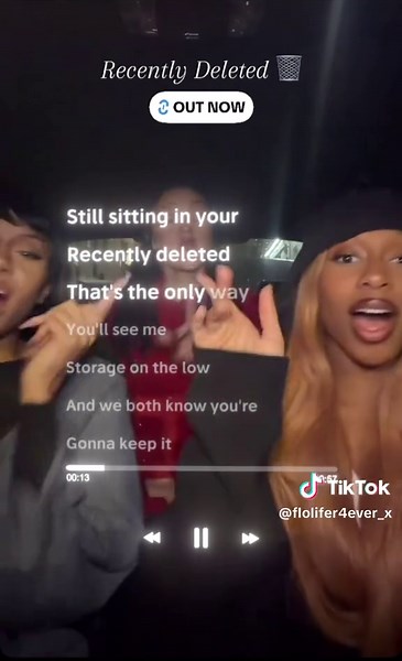 Promoting tf out this song like my life depends on it. FLO you did your big oneee #recentlydeleted #FLO #girlgroup #lyrics #newsong