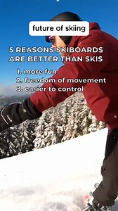 225K views · 1K reactions | 5 reasons why short skis are better than long skis!  Grab yours here ➡️ www.snowfeetstore.com #skiblades #skiskates #snowfeet #shortskis #skiing #Fun | Snowfeet | Facebook