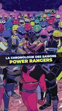 La chronologie des saisons Power Rangers ! #powerrangers