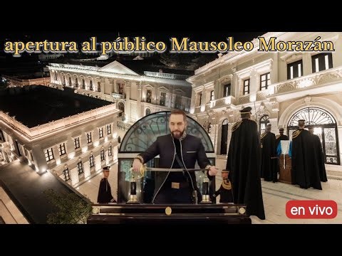 Francisco Morazán Mausoleum (mansion) opens to the public #elsalvador #live