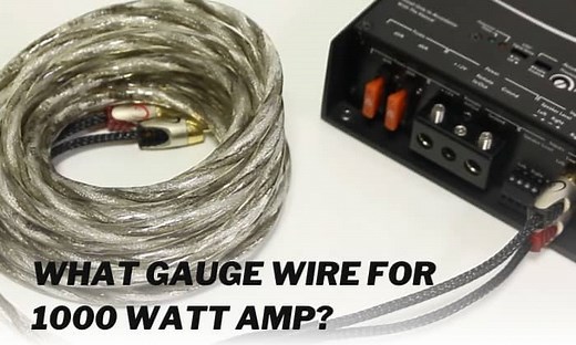 What Gauge Wire for 1000 Watt Amp? (Size Chart Included)