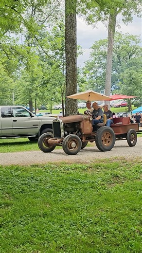 Someplace Or Another on Instagram: "Ford Doodlebug at the Classic Iron show in Evansville Indiana tractor show #ford #tractor #tractorshow #enginesound #doodlebug #fordtractor"