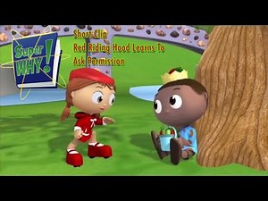 Super Why Short Clip in 4K Red Riding Hood Learns To Ask Permission
