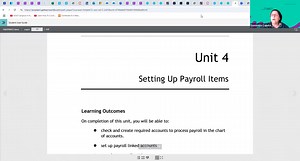 Unit 4 Setting up Payroll Items