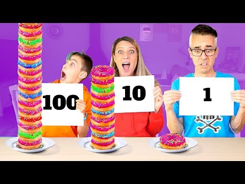 100 LAYERS OF FOOD CHALLENGE!!