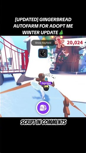 NEW UPDATE ADOPT ME GINGERBREAD AUTOFARM #adoptmeroblox #script #roblox #autofarm #autofarmscript