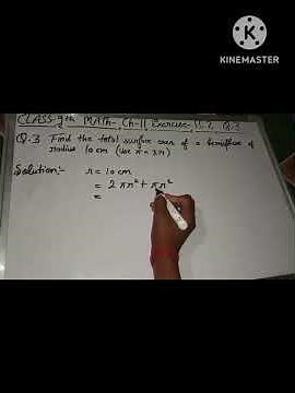 class 9th exercise 11.2 question 3 / surface area and volume #class9maths #ncert
