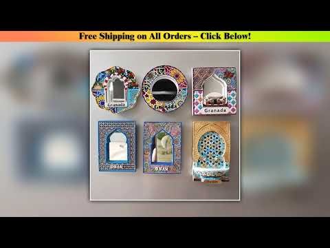 Spain Granada Fridge Magnet Oman Islamic Style Mirror Frame Magnetic Refrigerator Stickers for Home