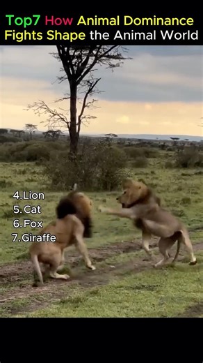 Top7 How Animal Dominance Fights Shape the Animal