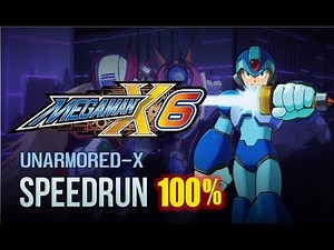 Megaman X6 100% (X) Unarmored Completion Run