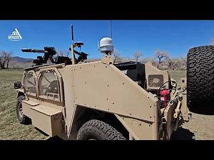 SKYLOCK C-UAS DEMO: RF DETECTOR + SPOOFER ON AN ARMORED VEHICLE