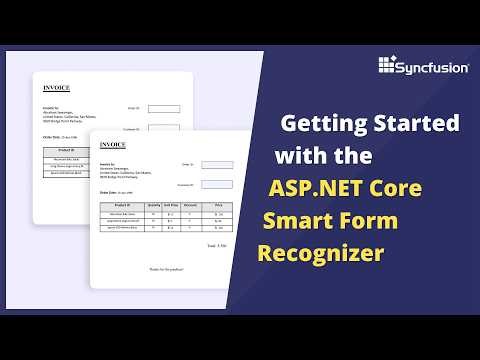 Getting Started with the ASP NET Core Smart Form Recognizer