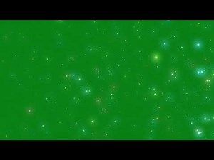 star particles green screen background video effects hd