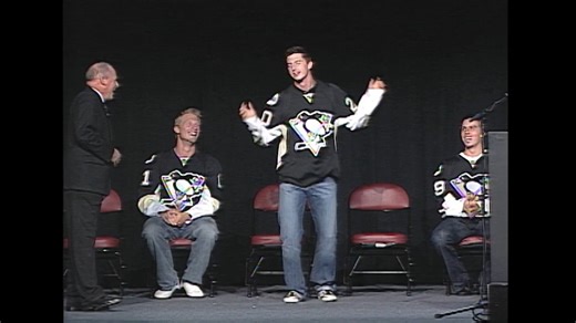 It's almost Friday. The sun is shining in Pittsburgh. And we are gracing your feed with some incredible Ryan Whitney and Colby Armstrong content from the archives. | Pittsburgh Penguins