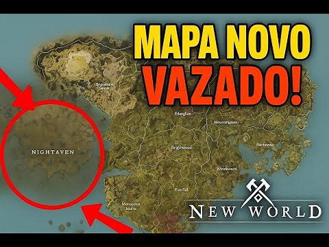 New World VAZAMENTOS do Novo Mapa + Imagens da Expansão! 🌍🔥