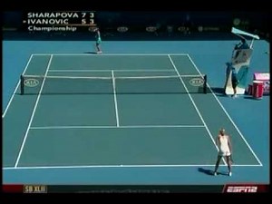 Sharapova VS Ivanovic AO Final Part 8/10