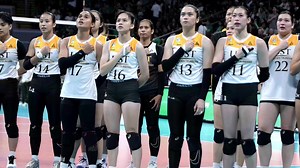 It's 3-0 for UST Golden Tigresses after beating DLSU Lady Spikers in 5 sets. 🏐📷 © Fitz Cardenas, Volleyball PH | Volleyball PH