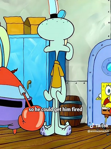 A splinter almost got SpongeBob fired.#foryou #cartoon #spongebob #funnyvideos #anime