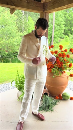 David's Custom Wedding Reception Suit