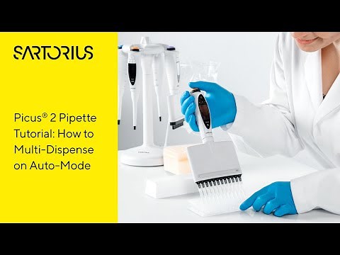 How to Use Picus®️ 2 Electronic Pipette – Multi-Dispensing Mode With Auto-Mode and Plate Tracker