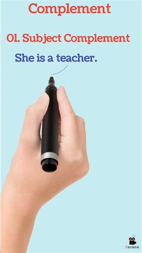 What is a Complement? Simple Explanation🧑‍🏫📚 #englishgrammar #englishwritingskills #views