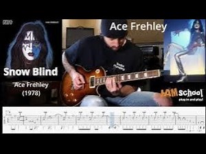 Ace Frehley Snow Blind Guitar Solo with TAB