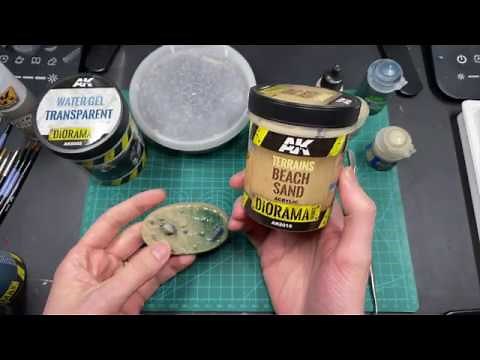 How To Create Realistic Ocean Bases for Miniatures!