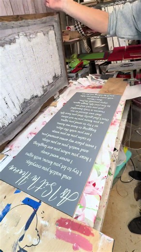 Making 3 signs to take to my booth #asisitinheaven #woodsigns #kwrusticsigns #handmade #heavensigns