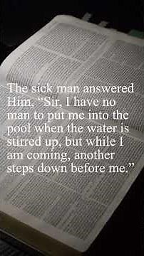 John 5:1–17 | Healing at the Pool of Bethesda | Jesus Heals on the Sabbath
