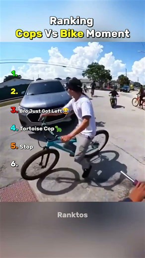 Ranking Cops Vs Bike Moment #ranking