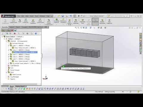 Halbach array simulation in EMS for SOLIDWORKS