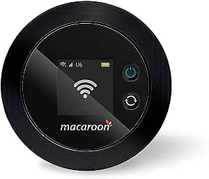 Macaroon Mobile Wi-Fi Hotspot Device High Speed Wi-Fi Portable Router with US 65GB Data 90 Days, No SIM-Card, Pocket Wi-Fi, Free Roaming, Worldwide, Travel, Home (M1-65G-90DAYS)