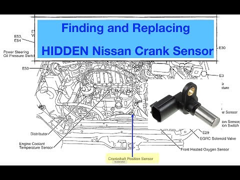Finding and Replacing Nissan hidden crank sensor