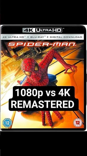 Spider Man 2002 (1080p vs 4K) #spiderman #movie #matrix9 #4k #vs