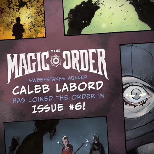 The Magic Order | Winning Fan Drawn Into 'The Magic Order' Issue #6 | Netflix