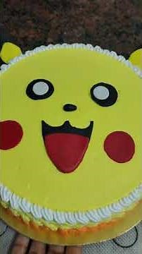 pikachu cake tutorial l pikachu cartoone theme cake l pokimon pikachu cake l made by mangesh dawani