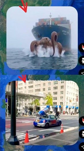 🔥 Top 2 Most Unique Sculptures in Real Life On Google Earth 🌍! #shorts #findwouldexploring