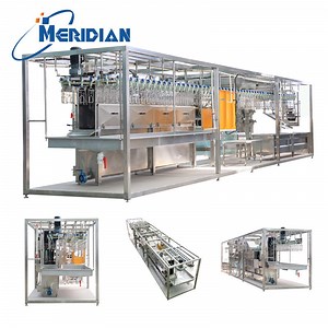 [Hot Item] Mobile Container Chicken Slaughterhouse Compact Halal Poultry Processing Unit