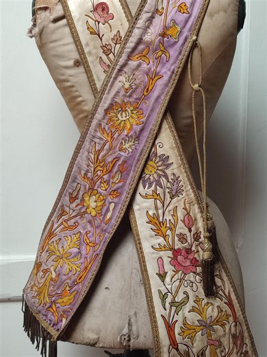 Embroidered Priest Stole, Liturgical Religious Accessory - Etsy