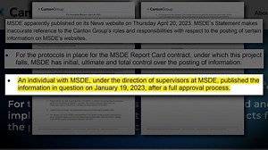 Who posted embargoed state test results? Web vendor denies blame from MD Dept of Education